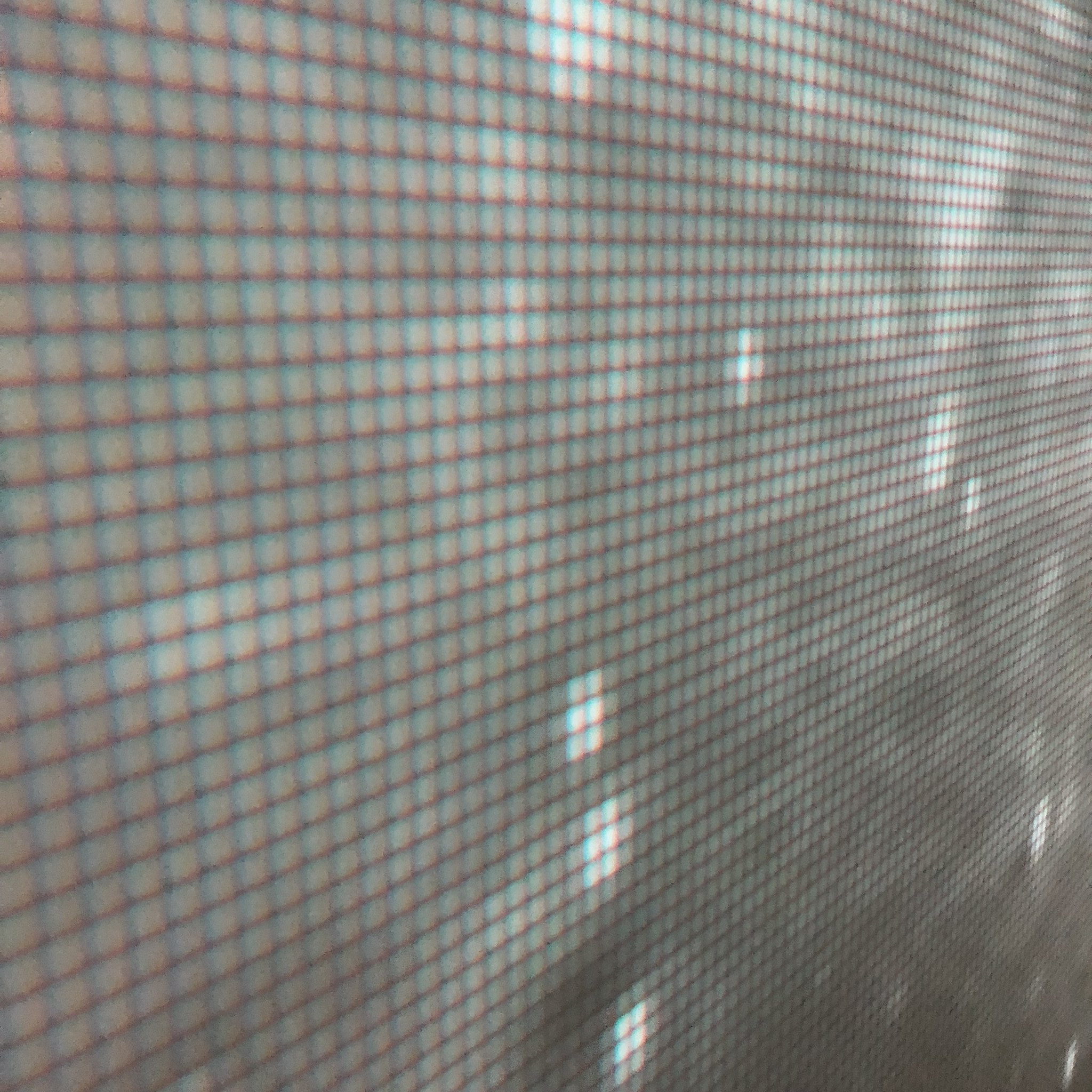 close up of a projection